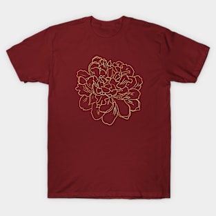 Golden Peony T-Shirt